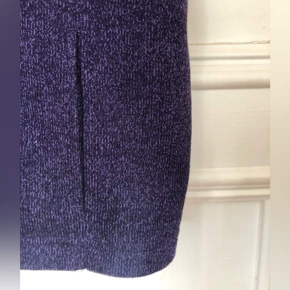 Vintage Northern Reflections Purple Button Up Sweater Vest Medium - Picture 4 of 7